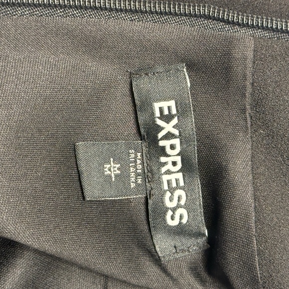 Express Black Midi Dress with Belt - Picture 5 of 5